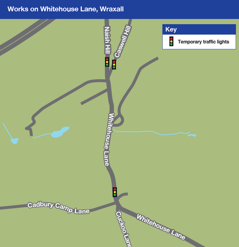 Hinkley Connection Project - Whitehouse Lane Traffic Management Map